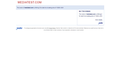 Desktop Screenshot of mediatest.com